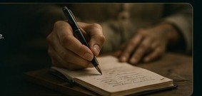 Notebook and writing space